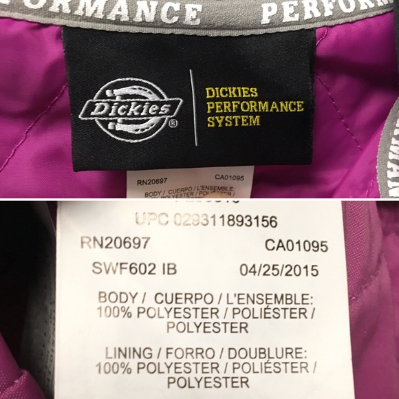 Awesome NWT Dickies Fleece Puffer Jacket! - Picture 6 of 8